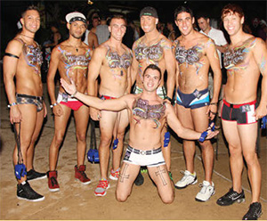 Tranny orgy red Sexe and gay